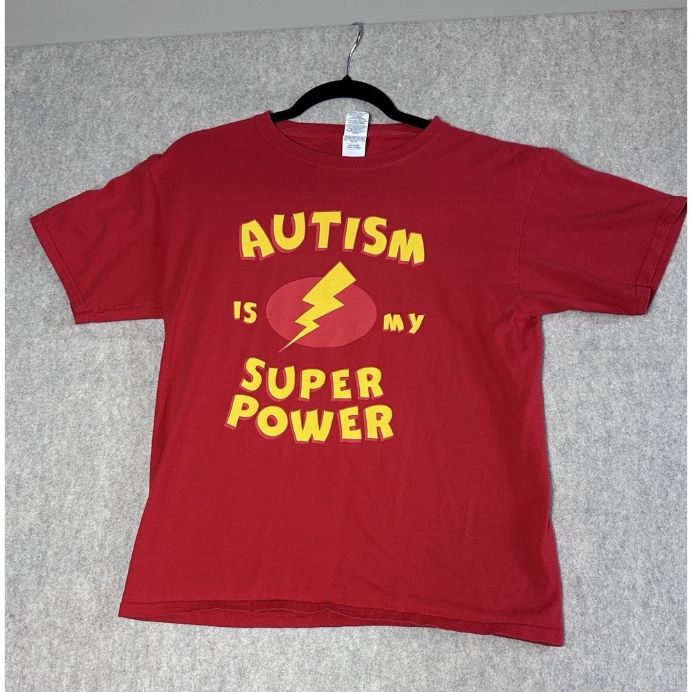 Autism Is My Super Power Shirt Youth XL